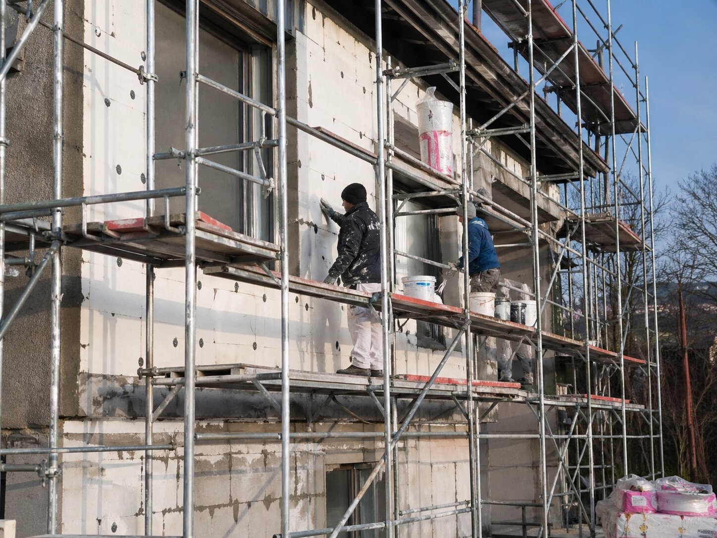 Schele metalice pentru lucrări la înălțime